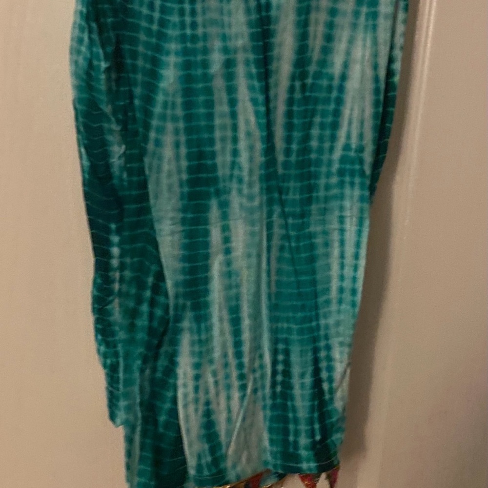 India Boutique Teal and Multicolor Dress - Picture 4 of 4